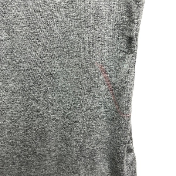 Mixed Threads LA Bodysuit XL Heather Grey Short Sleeve Snap Minimalist Soft NEW - Picture 9 of 9